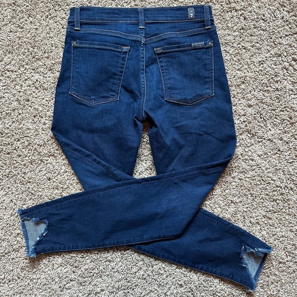 7 For All Mankind the ankle skinny jeans - Picture 3 of 7
